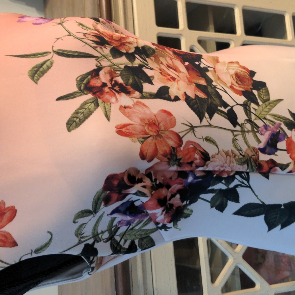 Worthington floral blush pink sheath dress - Picture 2 of 7